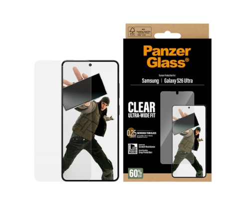 PanzerGlass ® Screen Protector Samsung Galaxy S26 Ultra | Ultra-Wide Fit w. EasyAligner Protector de pantalla 1 pieza(s)