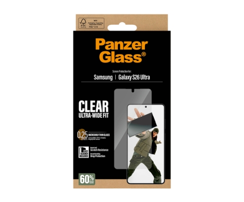 PanzerGlass ® Screen Protector Samsung Galaxy S26 Ultra | Ultra-Wide Fit w. EasyAligner Protector de pantalla 1 pieza(s)