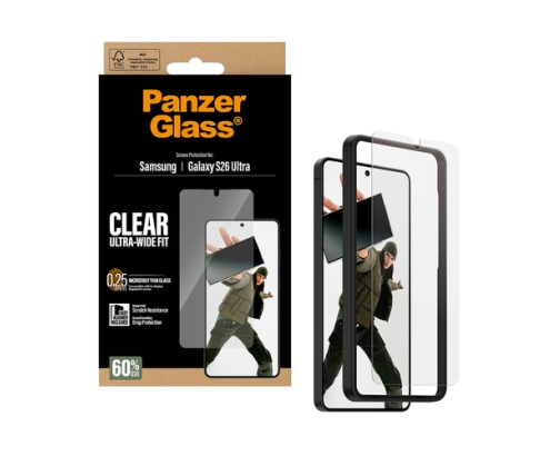 PanzerGlass ® Screen Protector Samsung Galaxy S26 Ultra | Ultra-Wide Fit w. EasyAligner Protector de pantalla 1 pieza(s)