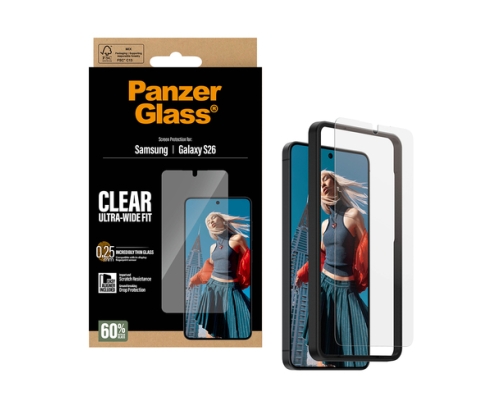 PanzerGlass ® Screen Protector Samsung Galaxy S26 | Ultra-Wide Fit w. EasyAligner Protector de pantalla 1 pieza(s)