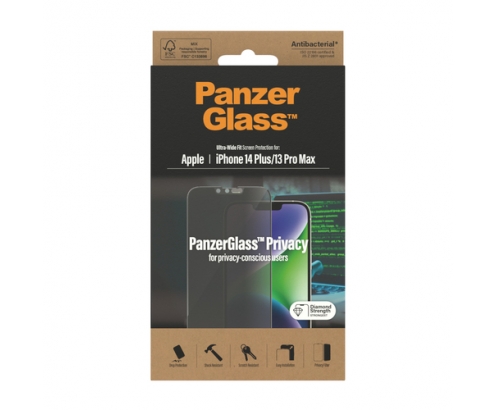 PanzerGlass Ultra-Wide Fit Privacy Appl Protector de pantalla Apple 1 pieza(s)