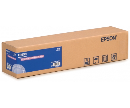 Papel Epson Rollo de papel acuarela blanco, 24 C13S041396