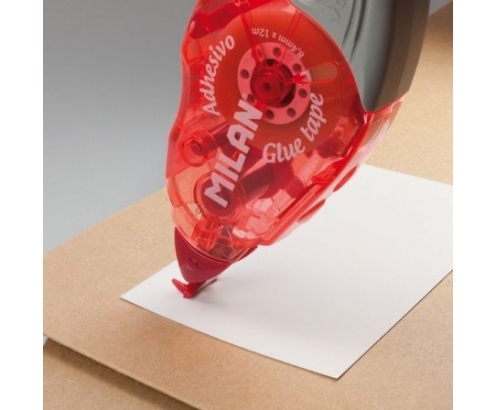 PEGAMENTO EN CINTA MILAN GLUE TAPE SECADO RAPIDO 8.4MMX12M 44GT12