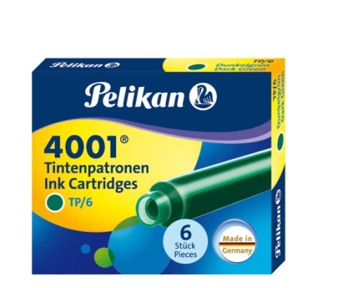 Pelikan 300087 Recambio de bolígrafo Verde 6 pieza(s)