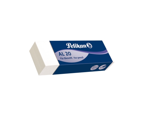 Pelikan 619643 goma Plástico Blanco 20 pieza(s)