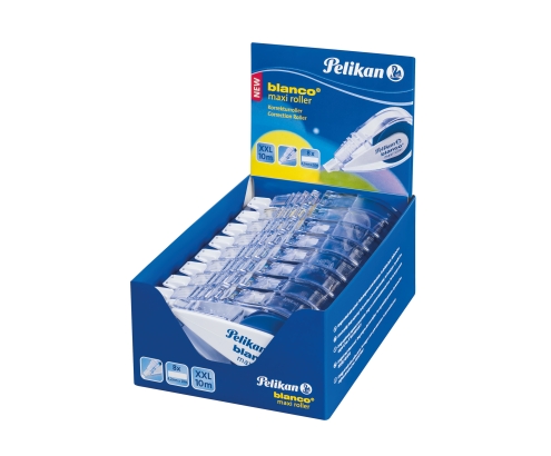 Pelikan blanco Maxi corrección de películo/cinta 10 m Azul, Transparente 8 pieza(s)