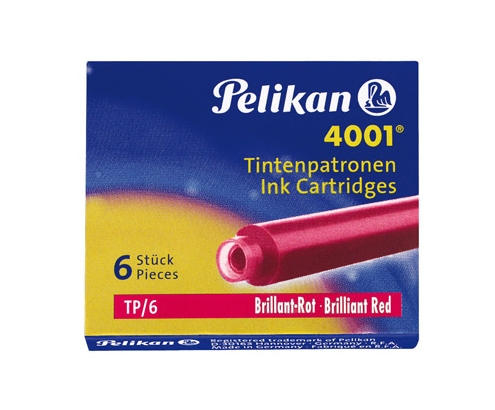 Pelikan TP/6 Rojo 6 pieza(s)