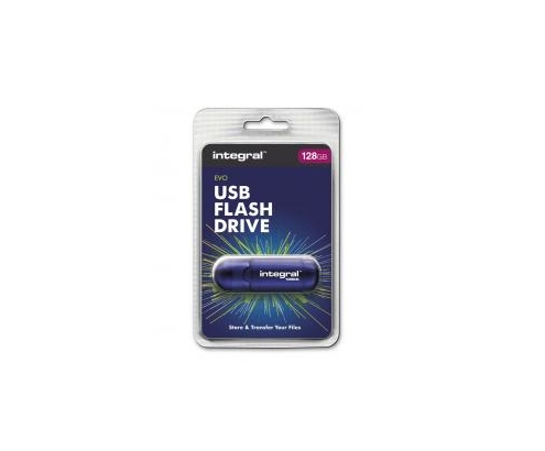 Pendrive integral evo unidad flash usb 128gb usb tipo A 2 azul INUSB128GB