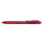 Pentel Energel X 1.0 Bolígrafo retráctil con clip Rojo 1 pieza(s)