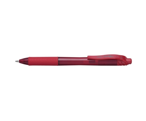 Pentel Energel X 1.0 Bolígrafo retráctil con clip Rojo 1 pieza(s)