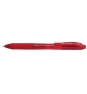 Pentel Energel X Bolígrafo de gel de punta retráctil Rojo 12 pieza(s)