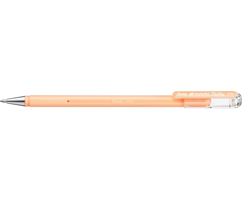 Pentel Hybrid Milky Bolígrafo de gel con tapa Naranja 12 pieza(s)