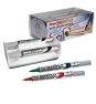 Pentel Maxiflo marcador 4 pieza(s) Punta cónica Negro, Azul, Verde, Rojo