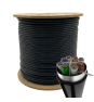 Phasak BOBINA DE CABLE RJ45 FTP PHR 672 CAT.6/ 305M/ GRIS cable de red Negro Cat6 F/UTP (FTP)