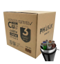 Phasak BOBINA DE CABLE RJ45 FTP PHR 672 CAT.6/ 305M/ GRIS cable de red Negro Cat6 F/UTP (FTP)