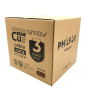 Phasak BOBINA DE CABLE RJ45 FTP PHR 672 CAT.6/ 305M/ GRIS cable de red Negro Cat6 F/UTP (FTP)