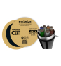 Phasak BOBINA DE CABLE RJ45 FTP PHR 672 CAT.6/ 305M/ GRIS cable de red Negro Cat6 F/UTP (FTP)