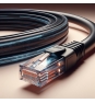 Phasak Cable de Red 100% Cu Cat.6 UTP Sólido Negro 5M