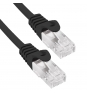 Phasak Cable de Red Cat.6 UTP Solido CCA Cat.6 UTP Negro 5M