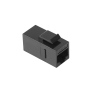 Phasak Conector Keystone H/H RJ45 UTP Cat.6 Negro - PHK 2200