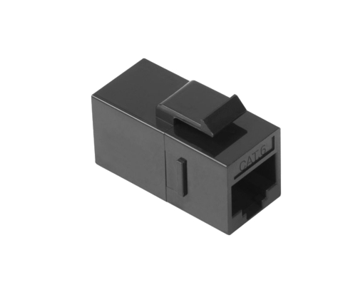 Phasak Conector Keystone H/H RJ45 UTP Cat.6 Negro - PHK 2200
