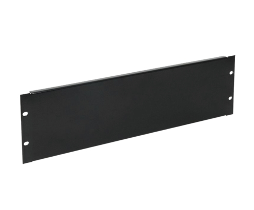 Phasak Panel frontal ciego 19 3U negro Tapa ciega