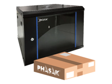 Phasak PHO 2212D armario rack 12U Bastidor de pared Negro