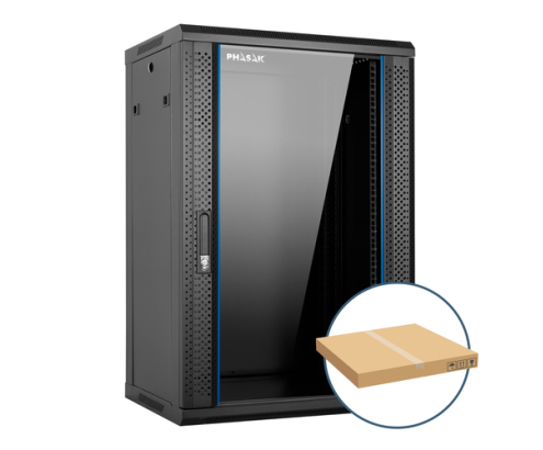 Phasak PHO 2220D armario rack 20U Bastidor de pared Negro