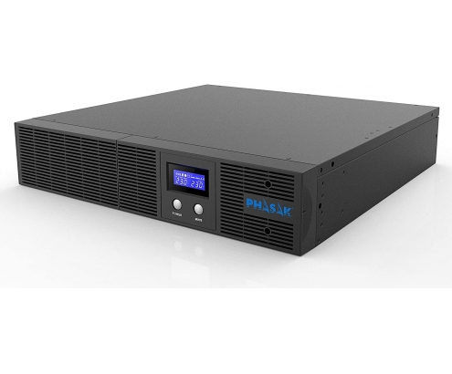 Phasak Protekt rack LÍ­nea interactiva 1,26 kVA 720 W 2 salidas AC