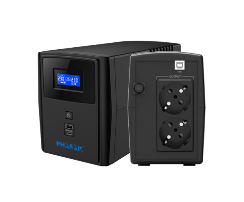 Phasak SAI Sirius Interactivo 1000 VA 600 W LCD – PH 7310