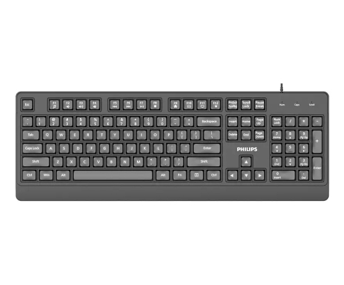 Philips 2000 series SPK6247B/85 teclado Universal USB QWERTY Negro