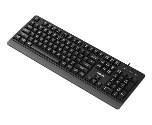 Philips 2000 series SPK6247B/85 teclado Universal USB QWERTY Negro