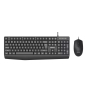 Philips 2000 series SPT6237B/85 teclado Ratón incluido Universal USB QWERTY Negro
