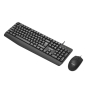Philips 2000 series SPT6237B/85 teclado Ratón incluido Universal USB QWERTY Negro