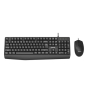 Philips 2000 series SPT6237B/85 teclado Ratón incluido Universal USB QWERTY Negro