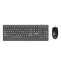 Philips 2000 series SPT6247B/85 teclado Ratón incluido Universal USB QWERTY Inglés Negro