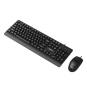Philips 2000 series SPT6247B/85 teclado Ratón incluido Universal USB QWERTY Inglés Negro