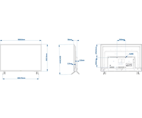 Philips 43HFL5114/12 Televisor 109,2 cm (43