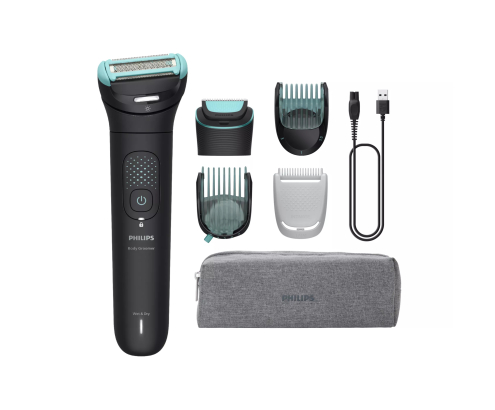 Philips 7000 series Body Groomer BG7470/15 Cabezal flexible 2D y sistema de recorte y afeitado