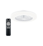 Philips Amigo Flat Fan Ceiling IR RD Ventilador de Techo con Luz LED Hasta 6500K - Aspas Integradas - 25W Ventilador + 60W Luz - Mando a Distancia - Color Blanco