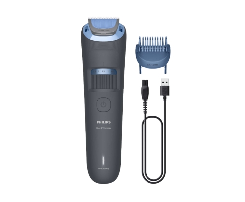 Philips Beard Trimmer 3000 Series BT3617/15 Arreglo de barba con cuchillas de punta redondeada