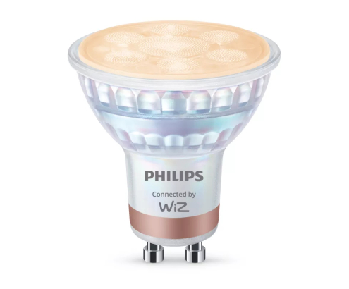 Philips Bombilla LED intelig. GU10 Cristal, 345 lm, paq. 2 ud.