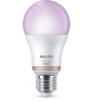 Philips Bombilla LED inteligente RGB A60, base E27, 806 lm, paq. 3