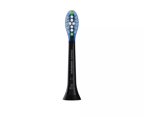 Philips C3 Premium Plaque Defence HX9044/33 Pack de 4 cabezales negros de cepillos Sonicare