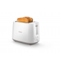 Philips Daily Collection Tostador con 8 ajustes y rejilla calientabollos integrada Blanco