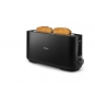 Philips Daily Collection Tostadora de plástico con ranura larga y función para panecillos