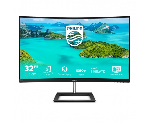 Philips E Line LED display 31.5P Full HD LCD Negro