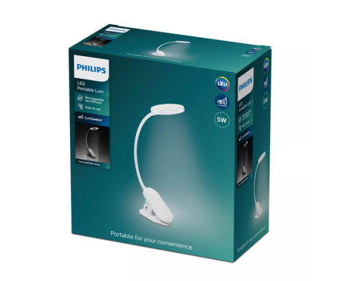Philips Funcional Flexo de escritorio Forys Clip