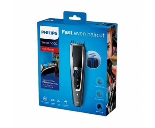 Philips hairclipper 5000 cortapelos 3 peines lavable HC5650/15