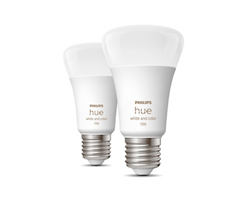 Philips Hue White and Color ambiance Pack de 2 E27
